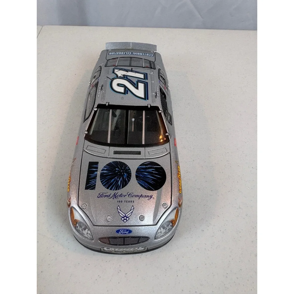 Ricky Rudd 21 Motorcraft Ford Taurus 100 Years Centennial 1:24 Diecast Silver
